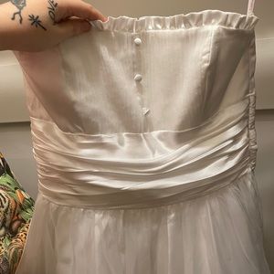 Betsey Johnson white pearl party dress!